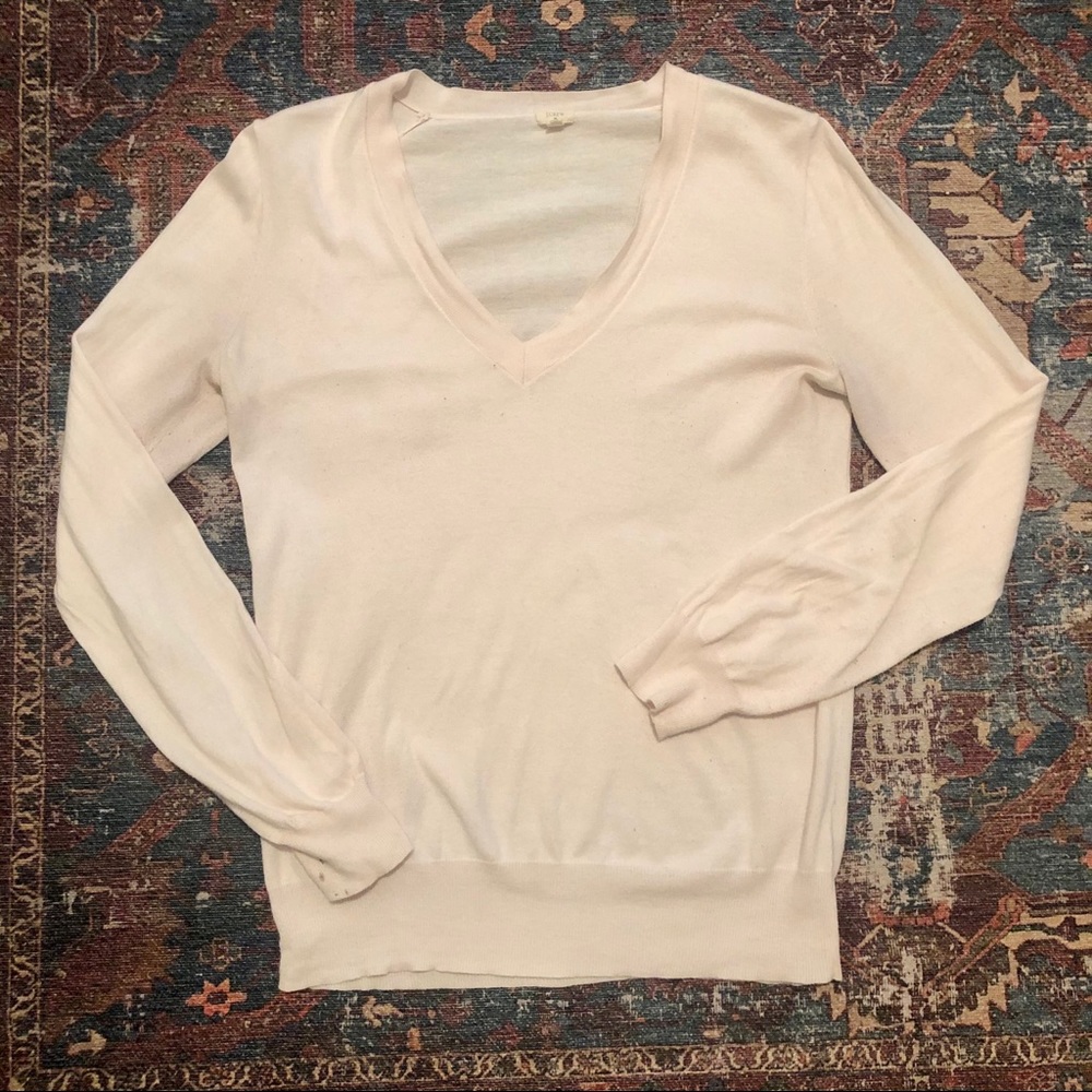 ⭐️ Classic J. Crew Light Pink Sweater